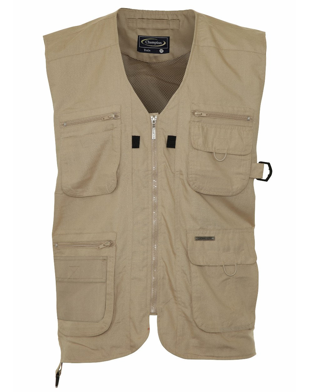 Stone coloured Champion Dale Gilet on white background 