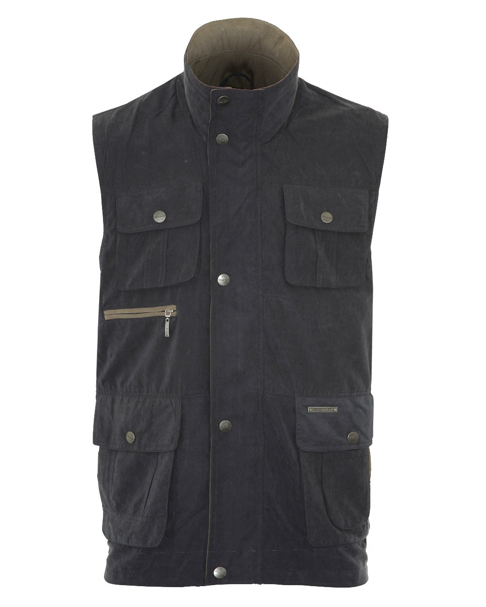 Navy coloured Champion Farnham Gilet on white background 