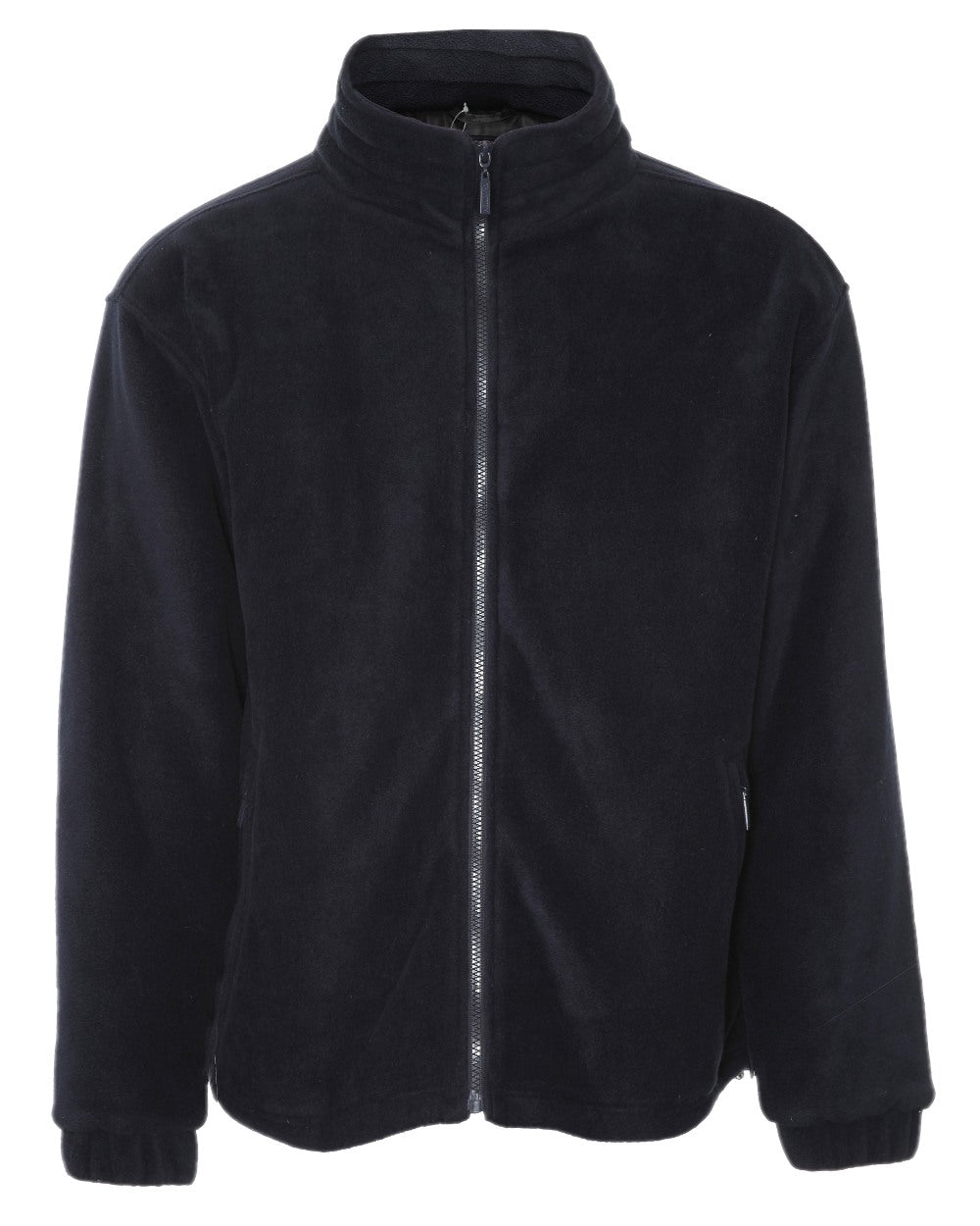 Navy coloured Champion Glen Fleece with Quilted Lining on white background 