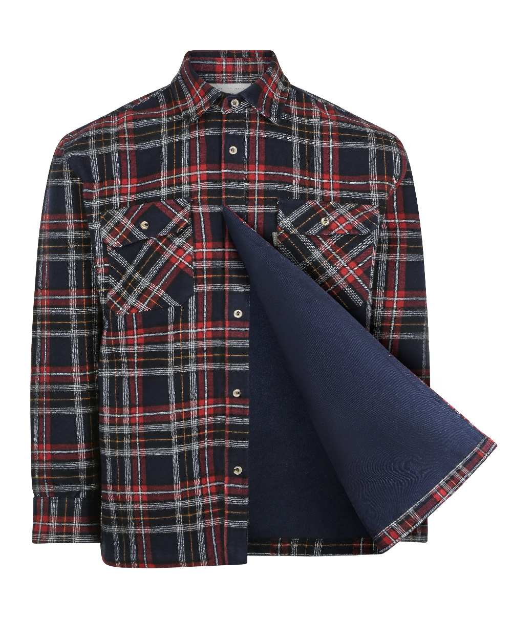 Navy coloured Champion Kenmore Shirt on white background 