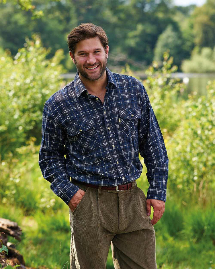 Tartan Plaid Men's Short Sleeve Shirt