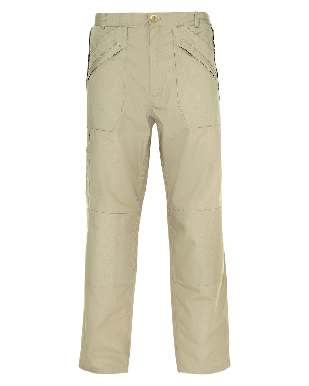 Stone coloured Champion Wenlock Multi Pocket Activity Trousers on white background 