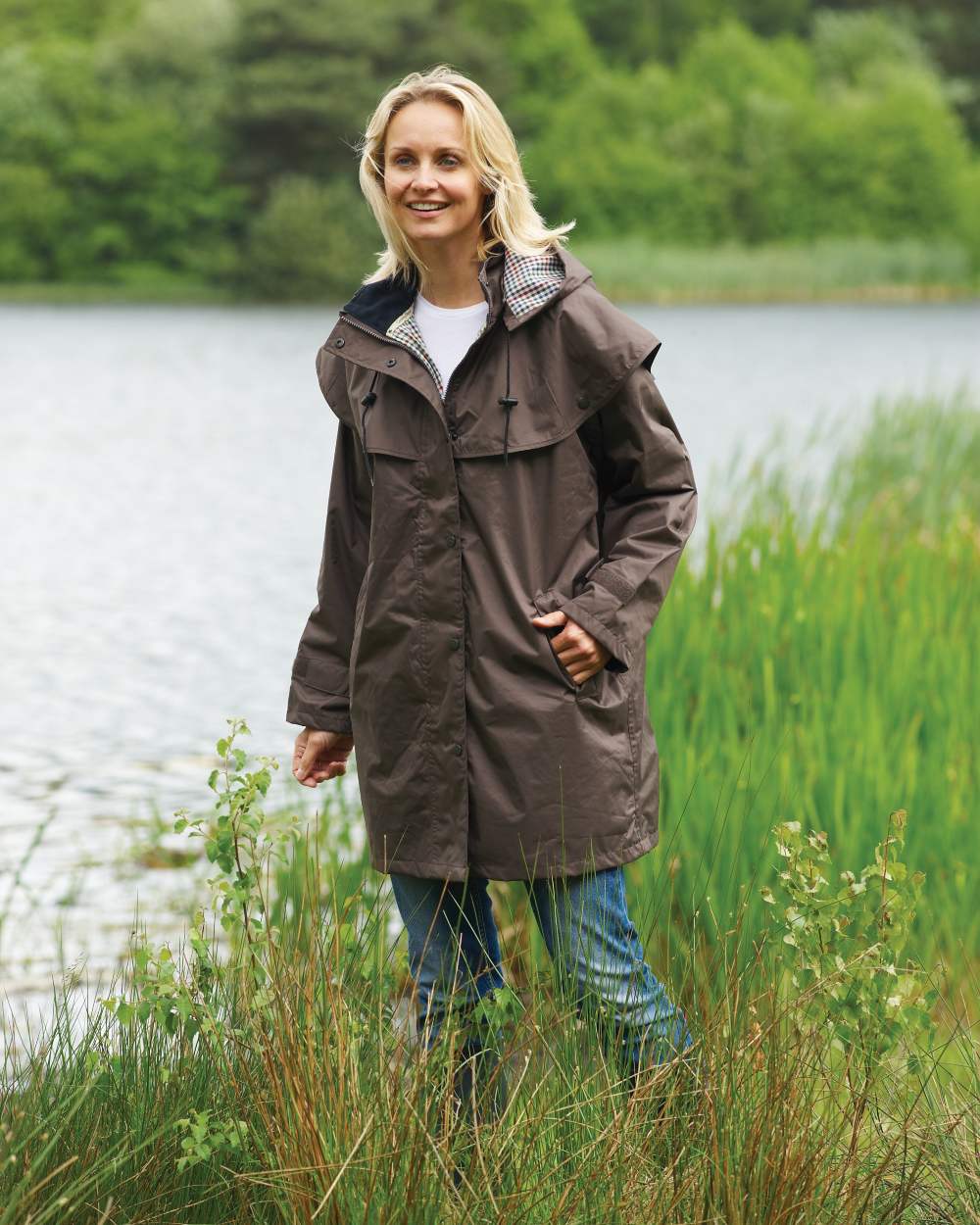 Champion Windsor Ladies Three Quarter Length Waterproof Coat