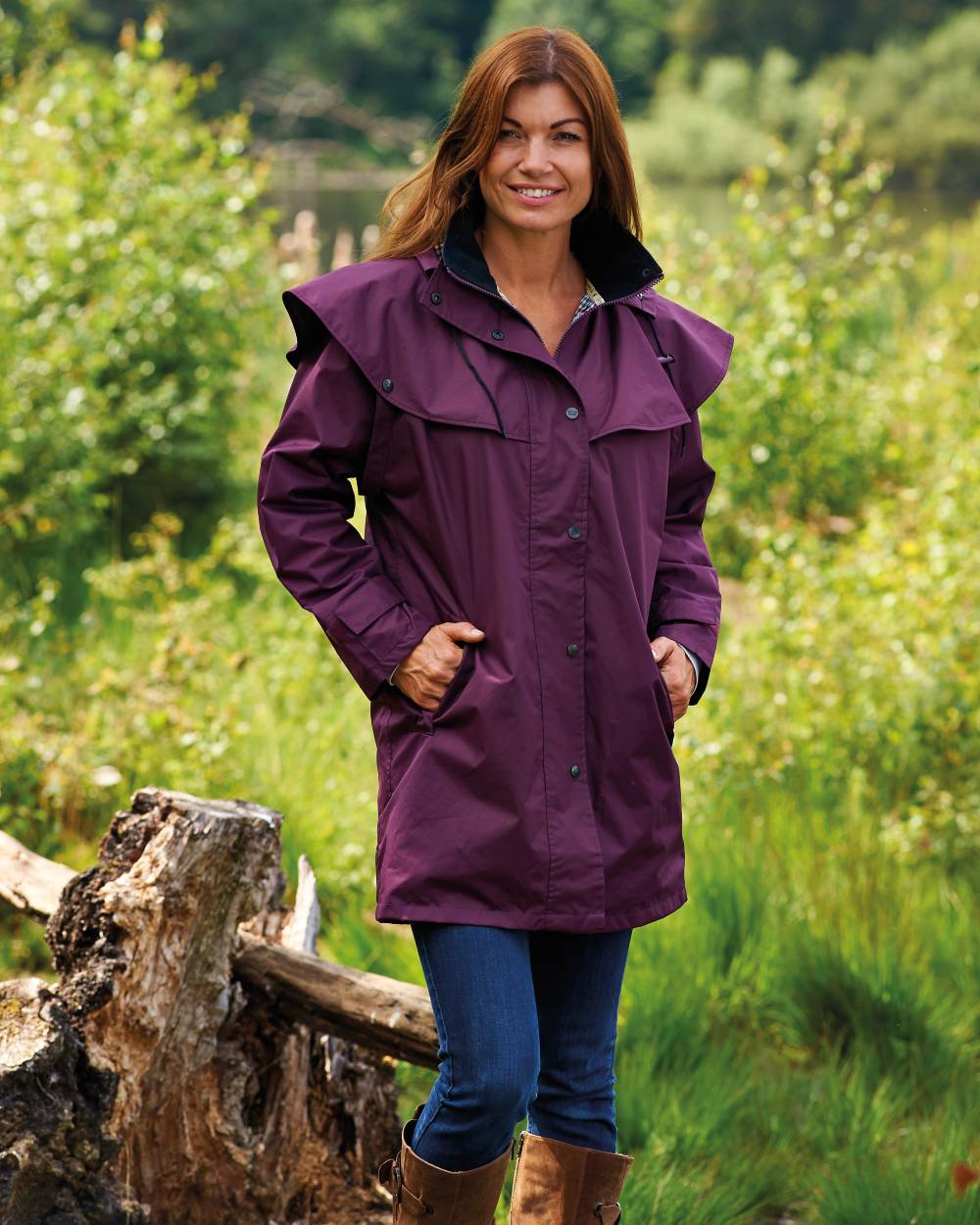 Plum coloured Champion Windsor Ladies&