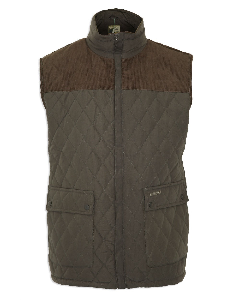 Champion Arundel Diamond Quilted Bodywarmer in Olive 