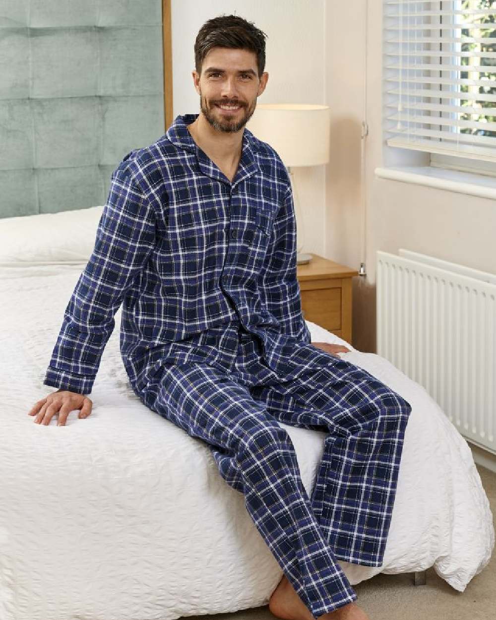 Champion Cambridge Cotton Pyjamas in Blue