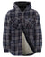 Champion Dumfries Mens Hooded Lumberjack Fleece Jacket in Grey #colour_grey