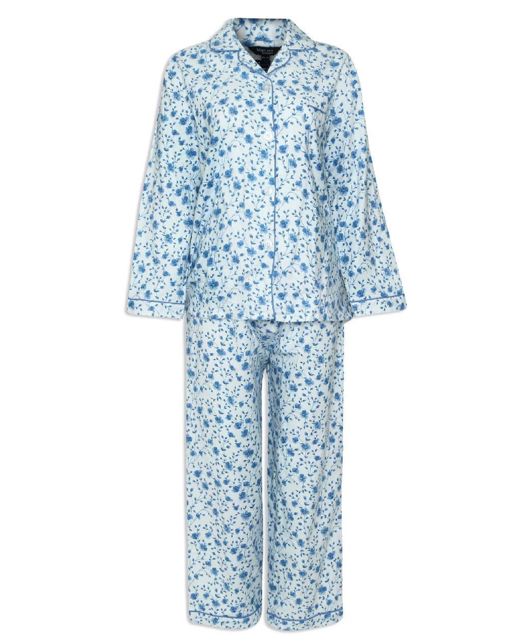 Champion Ladies Eleanor Pyjamas in Blue Flower 
