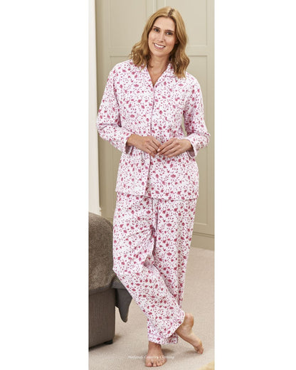 Champion Ladies Eleanor Pyjamas in Pink Flower 