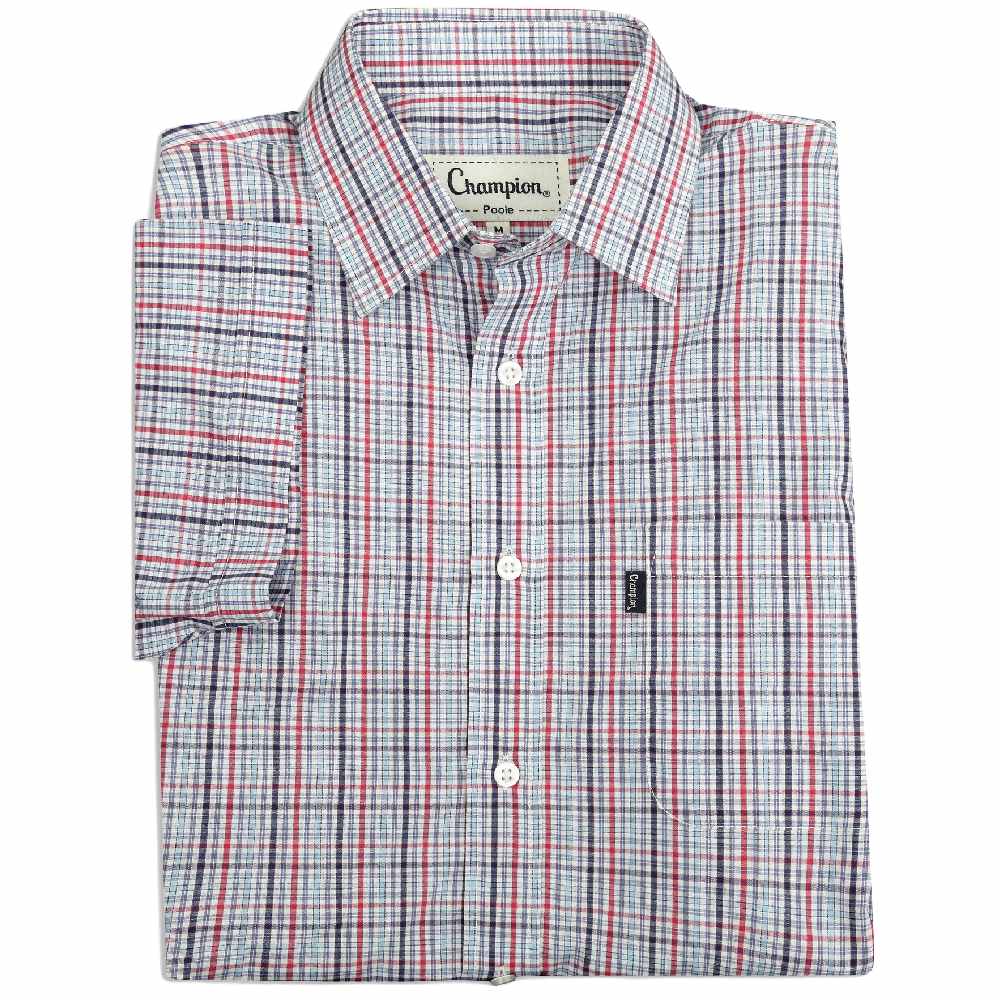 Champion Poole Short Sleeve Shirt in Red 