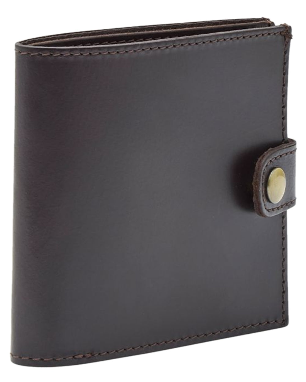 Dark Brown Coloured Chatham Premium Pull Up Leather License Cover on white background 