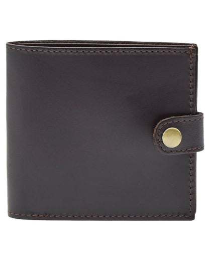 Dark Brown Coloured Chatham Premium Pull Up Leather License Cover on white background 