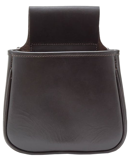 Dark Brown Coloured Chatham Premium Pull Up Leather Panier Bag on white background 