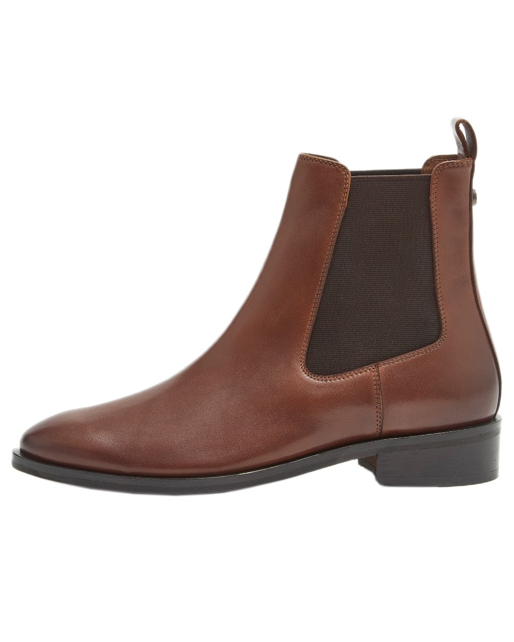 Tan Coloured Chatham Womens Allerton Premium Leather Chelsea Boots on white background 