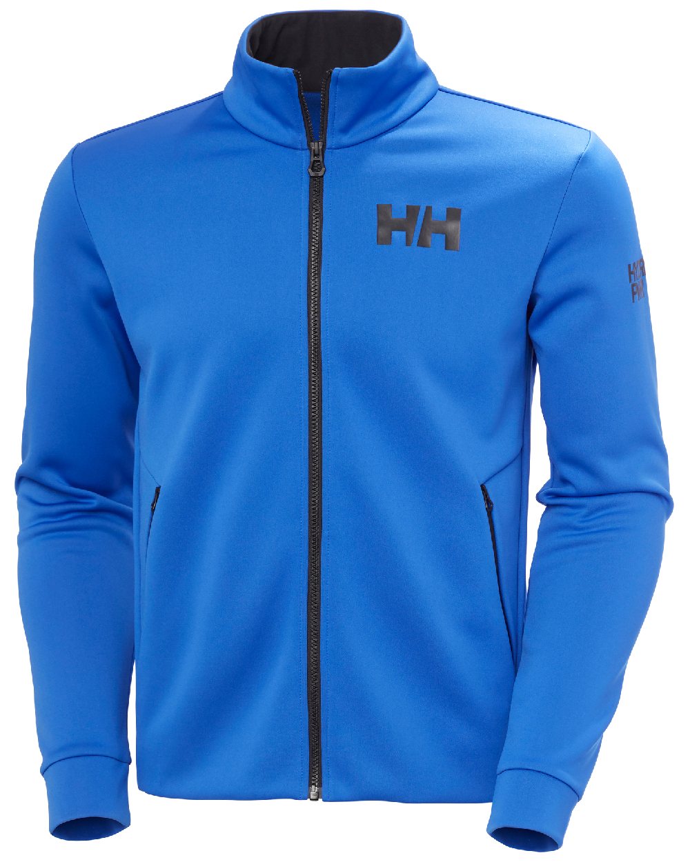 Cobalt coloured Helly Hansen Mens HP Fleece Jacket 2.0 on white background 