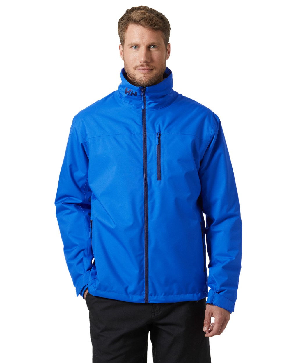 Cobalt 2.0 Coloured Helly Hansen Mens Crew Midlayer Jacket 2 On A White Background 