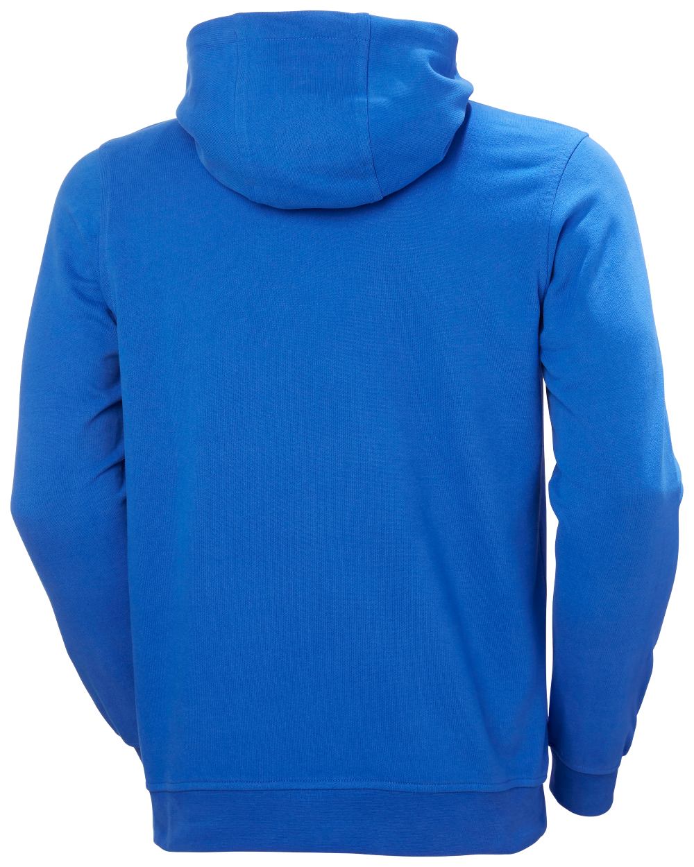 Cobalt 2.0 Coloured Helly Hansen Mens Logo Hoodie On A White Background 