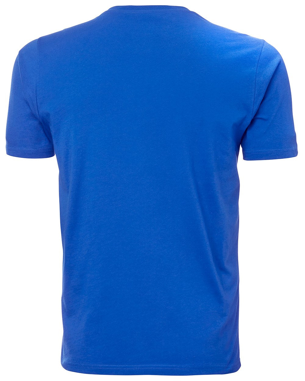 Cobalt 2.0 Coloured Helly Hansen Mens Logo T-Shirt On A White Background 