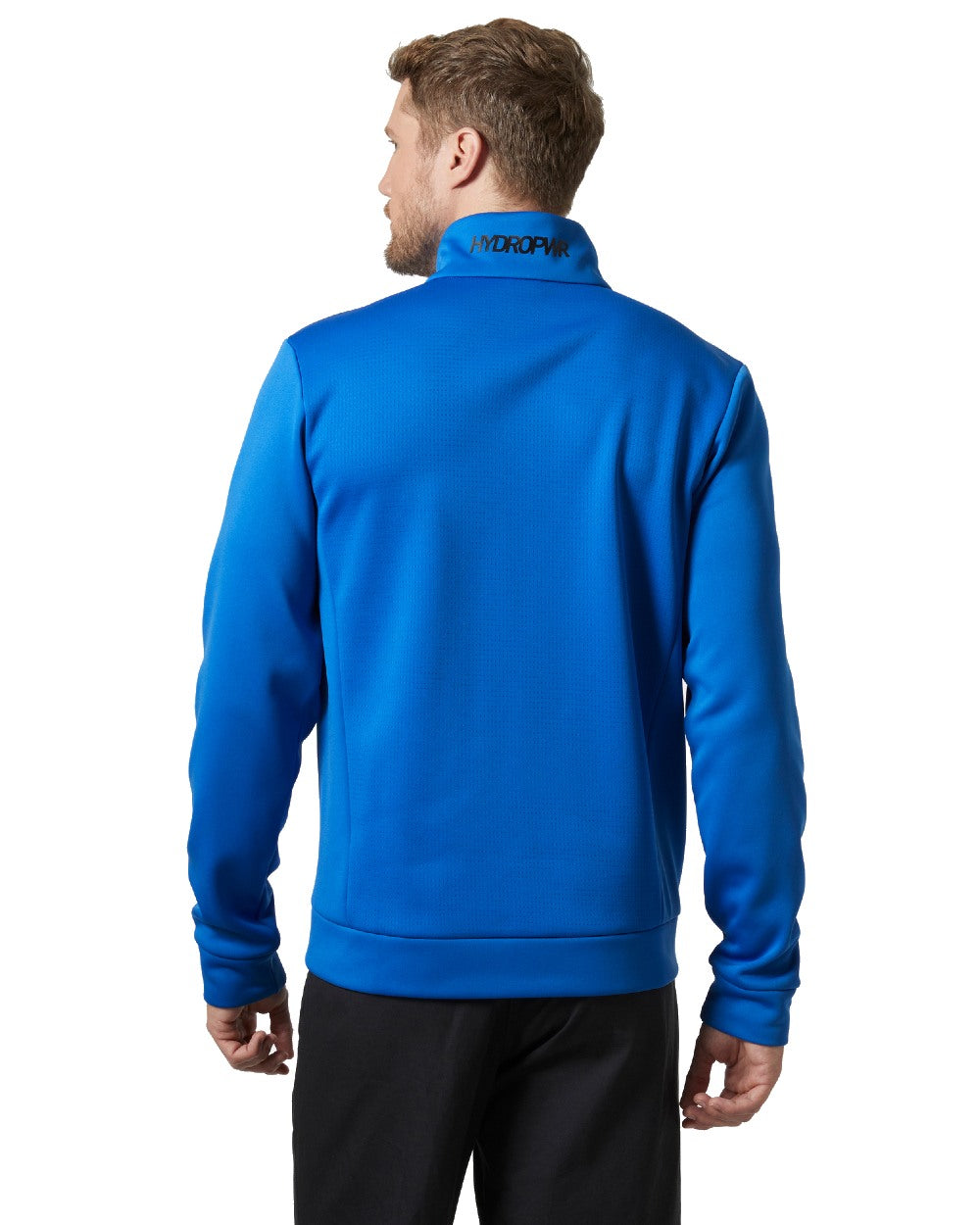Cobalt coloured Helly Hansen Mens HP Fleece Jacket 2.0 on white background 