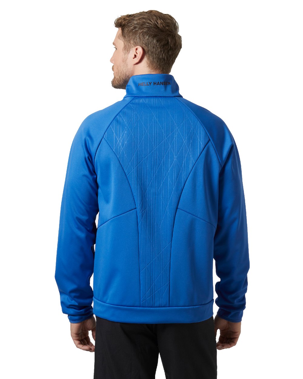 Cobalt 2.0 coloured Helly Hansen Mens HP Windproof Fleece 2.0 on white background 