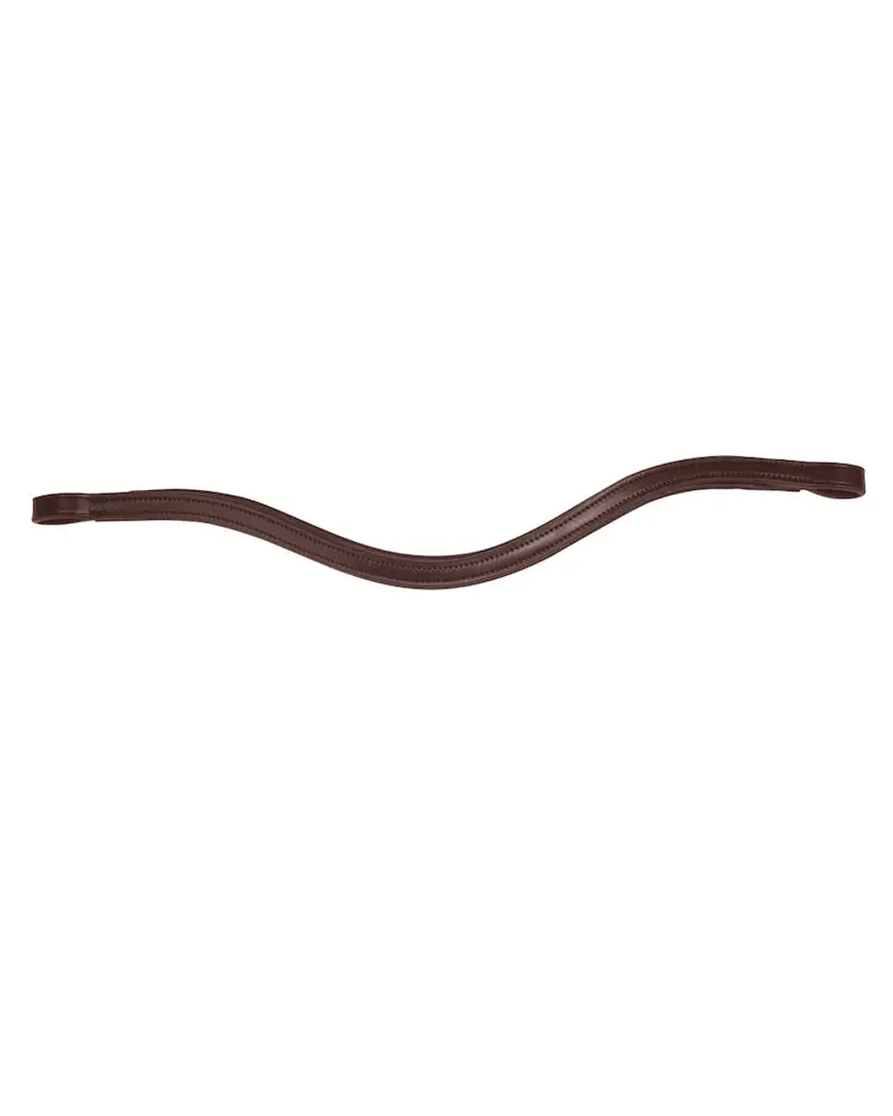 Brown coloured Collegiate Comfitec Training Replacement Browband on white background 