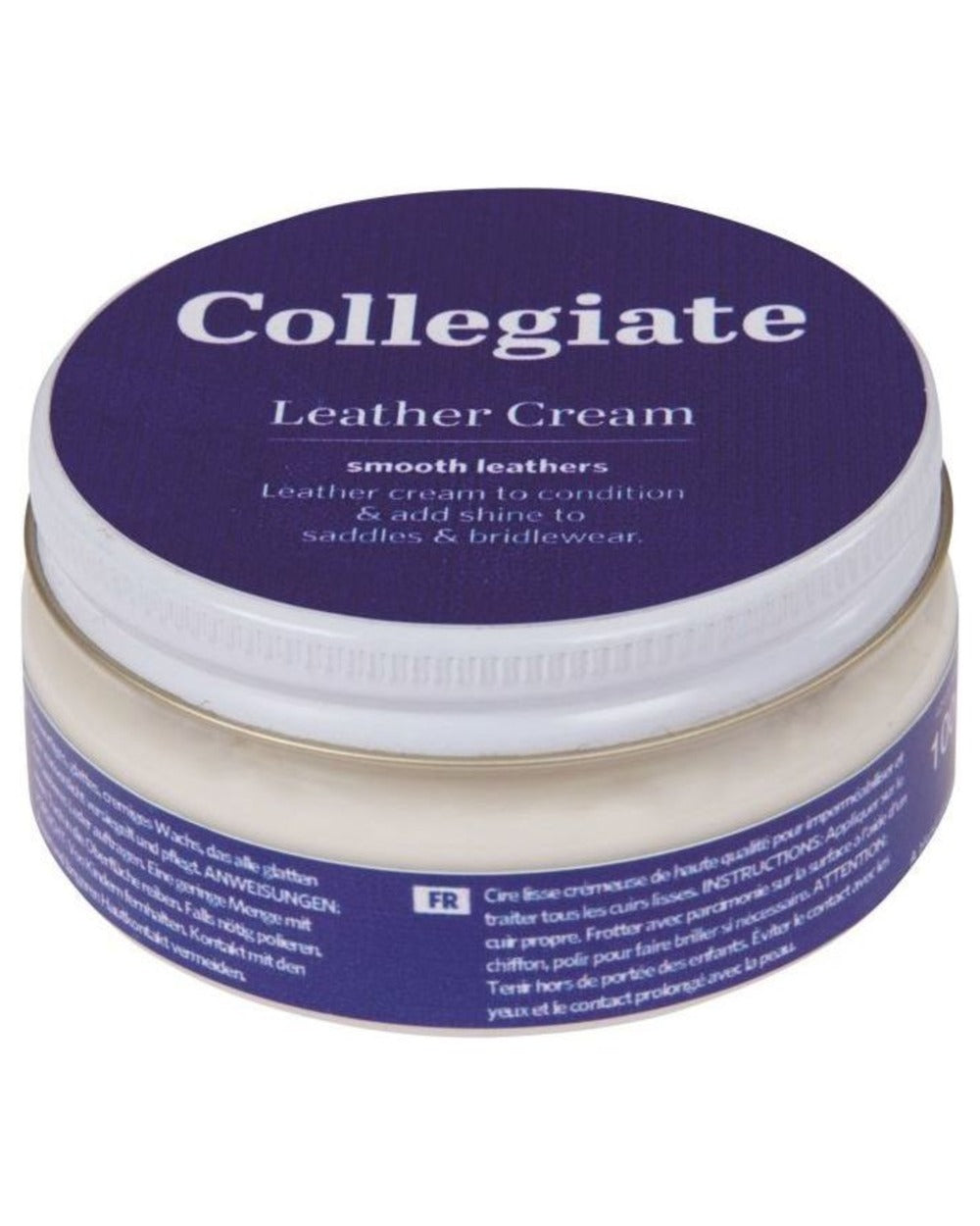 Collegiate Leather Cream 100ml on white background