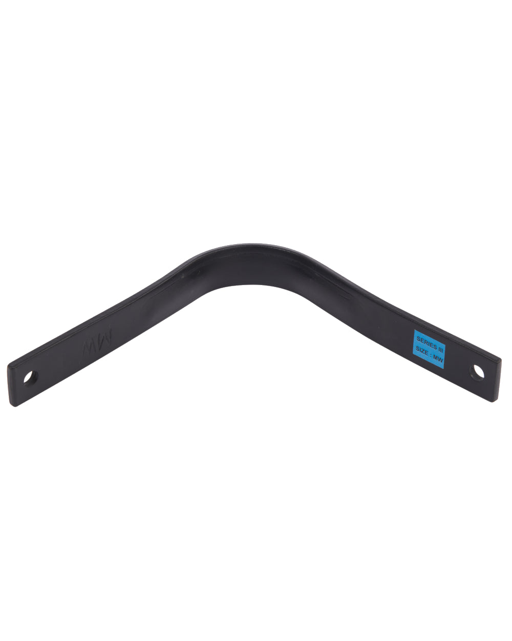 Black Bright Blue coloured Collegiate Optifit Gullet Series III on white background 