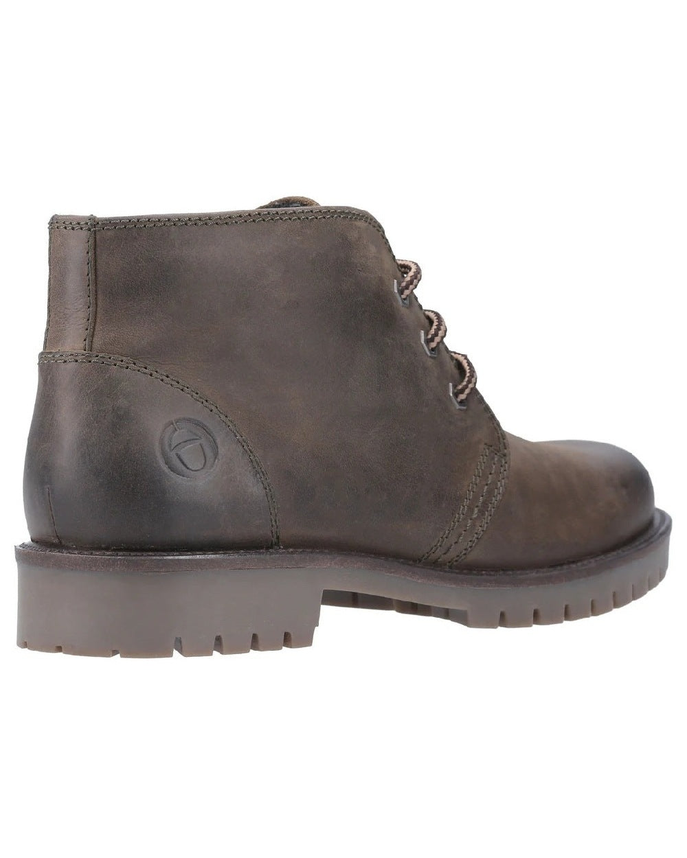 Khaki Coloured Cotswold Mens Stroud Boots on white background 