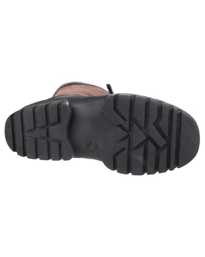 Brown coloured Cotswold Mens Venture Waterproof Winter Boots on white background 