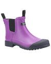 Purple coloured Cotswold Womens Blenheim Waterproof Ankle Boots on white background #colour_purple