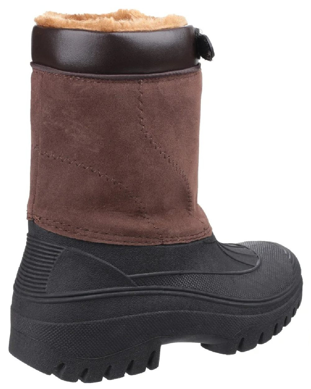 Brown coloured Cotswold Womens Venture Waterproof Winter Boots on white background 