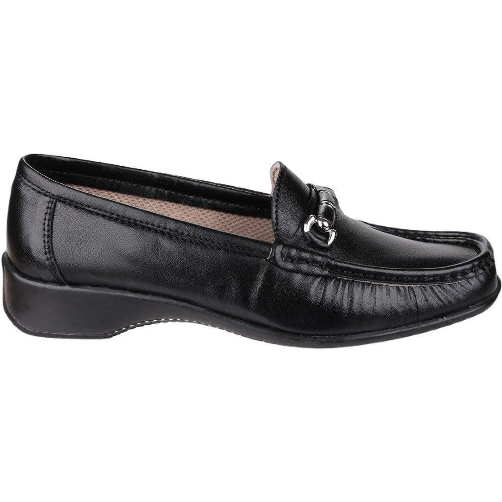 Cotswold Barrington Loafer Shoes In Black 