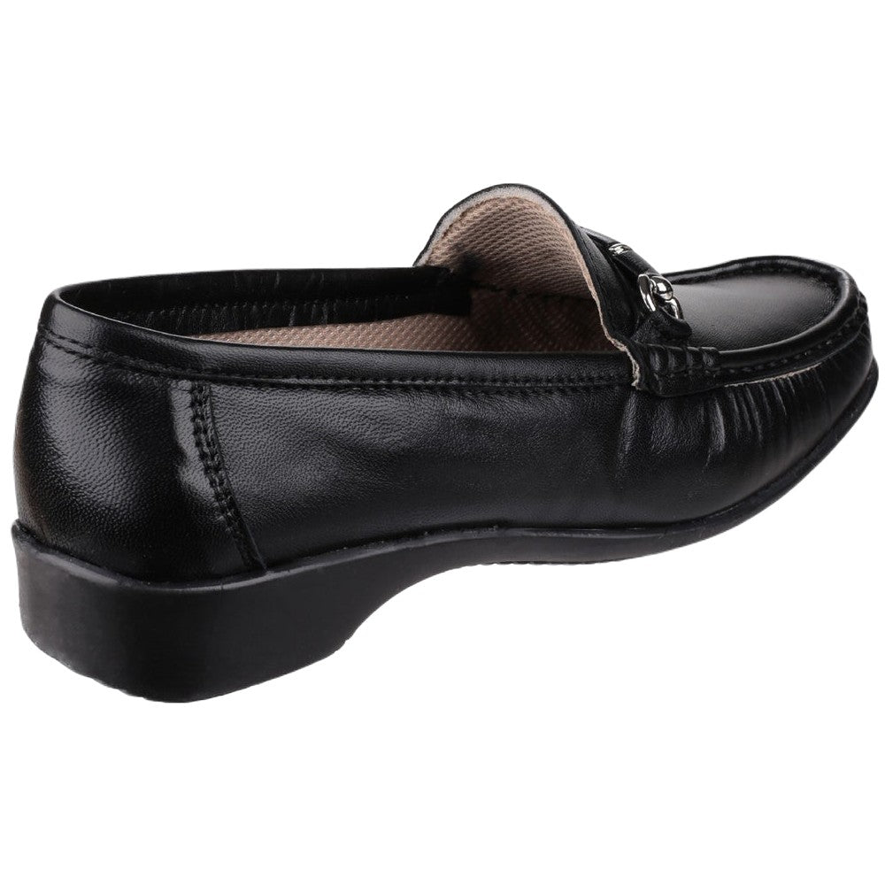 Cotswold Barrington Loafer Shoes In Black 