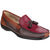 Cotswold Biddlestone Loafer Shoes In Chestnut/Tan/Wine #colour_chestnut-tan-wine