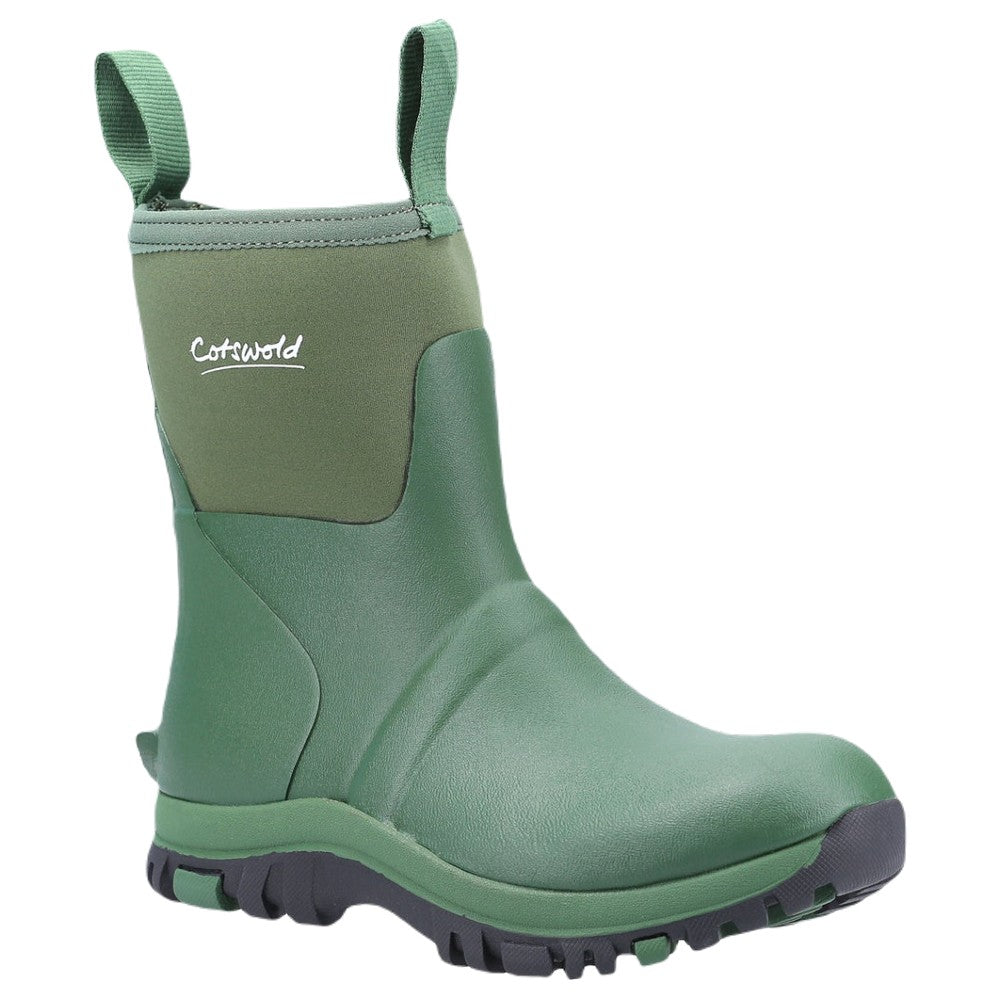 Cotswold Blaze Neoprene Wellingtons In Green 