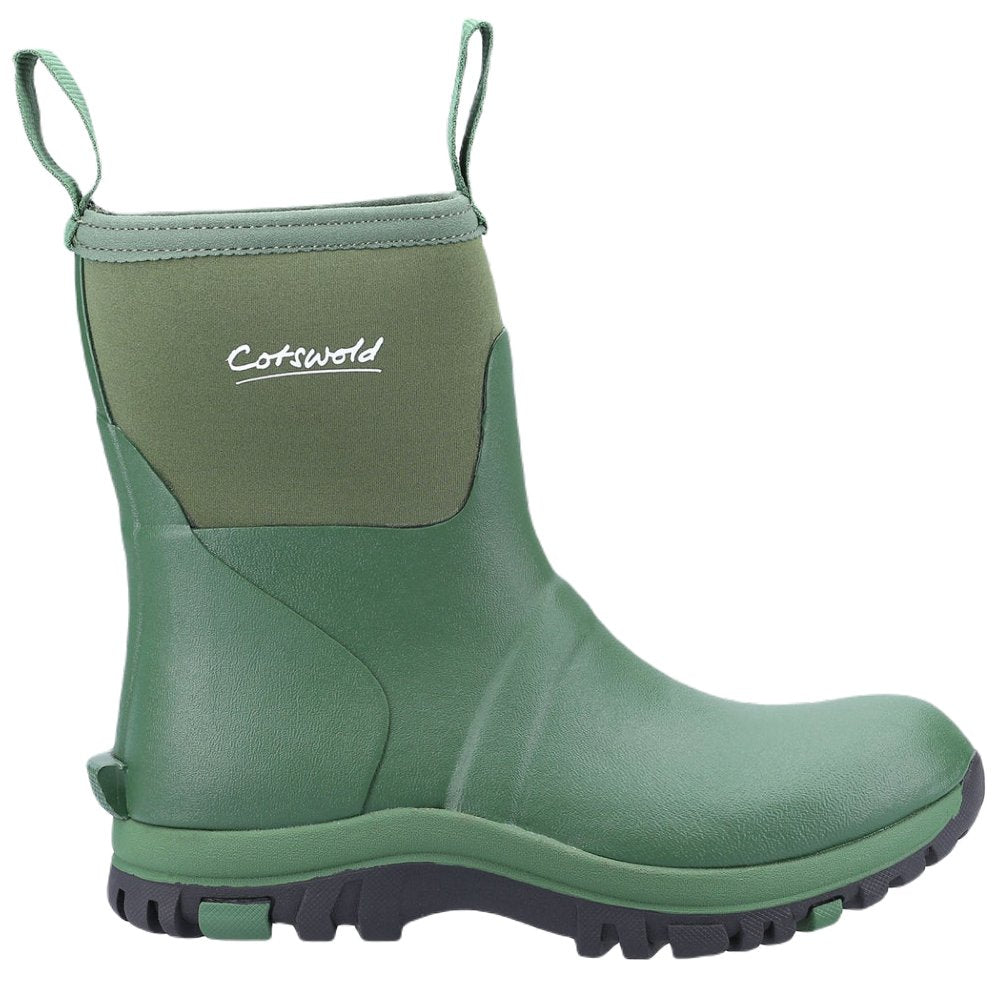 Cotswold Blaze Neoprene Wellingtons In Green 