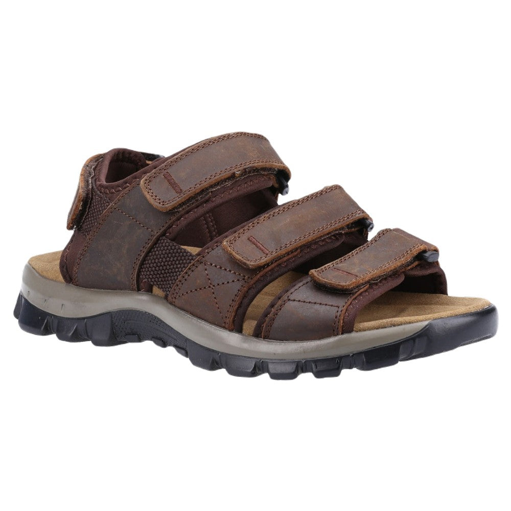Cotswold Brize Leather Walking Sandals In Brown
