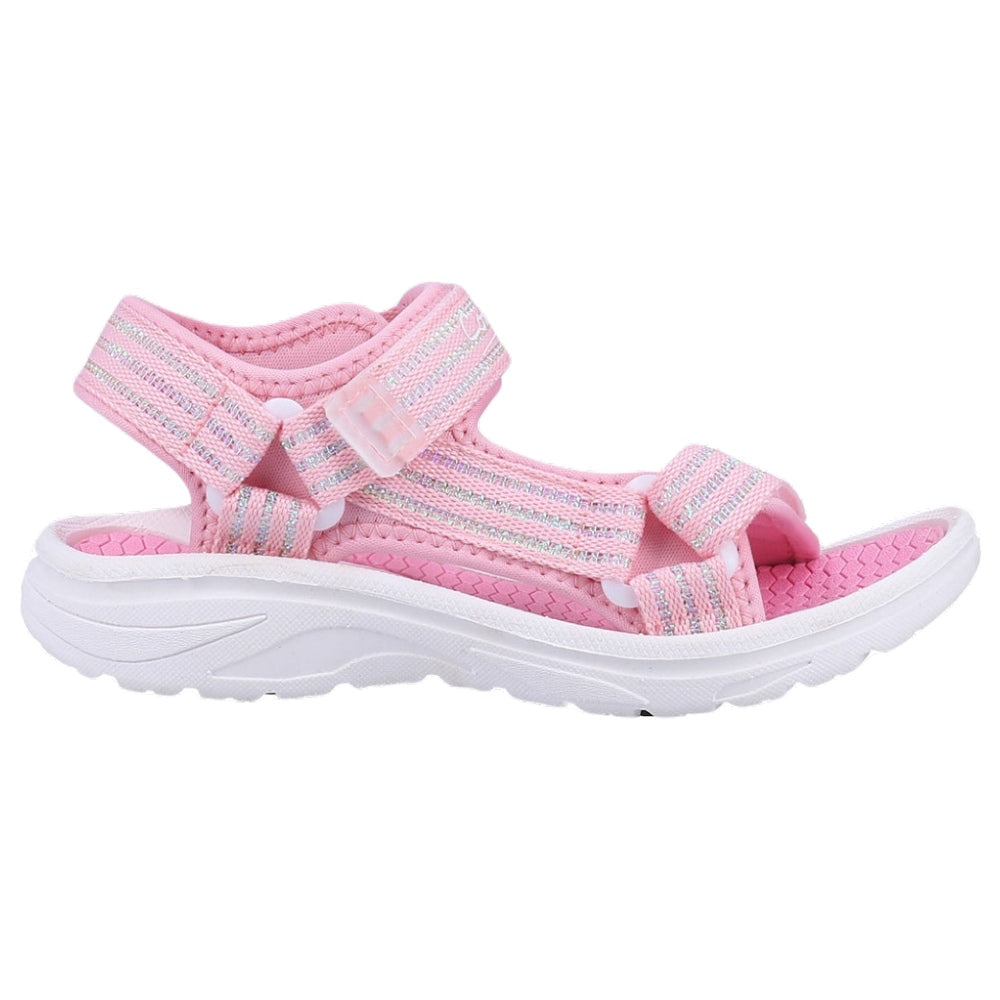 Cotswold Childrens Bodiam Recycled Sandals In Pink/White