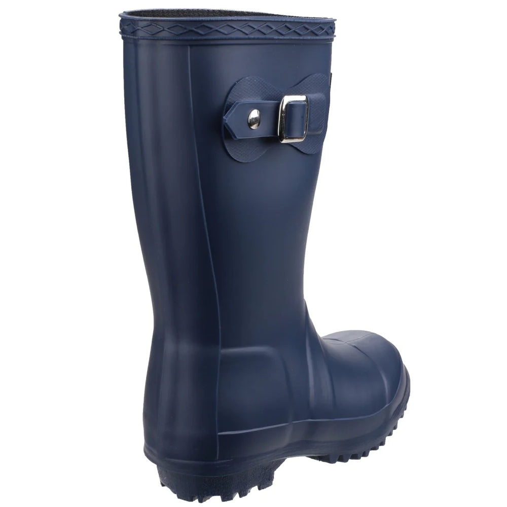 Cotswold Childrens Buckingham Wellington Boots in Navy 