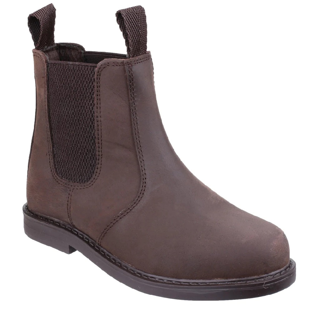 Cotswold Childrens Camberwell Pull On Dealer Boots in Brown