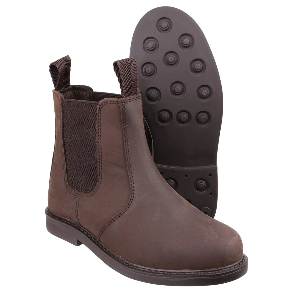 Cotswold Childrens Camberwell Pull On Dealer Boots in Brown