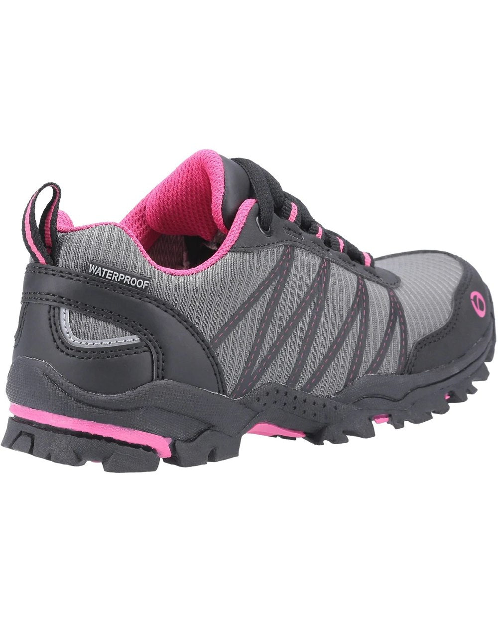 Cotswold Childrens Littledean Hiking Waterproof Shoes in Pink 