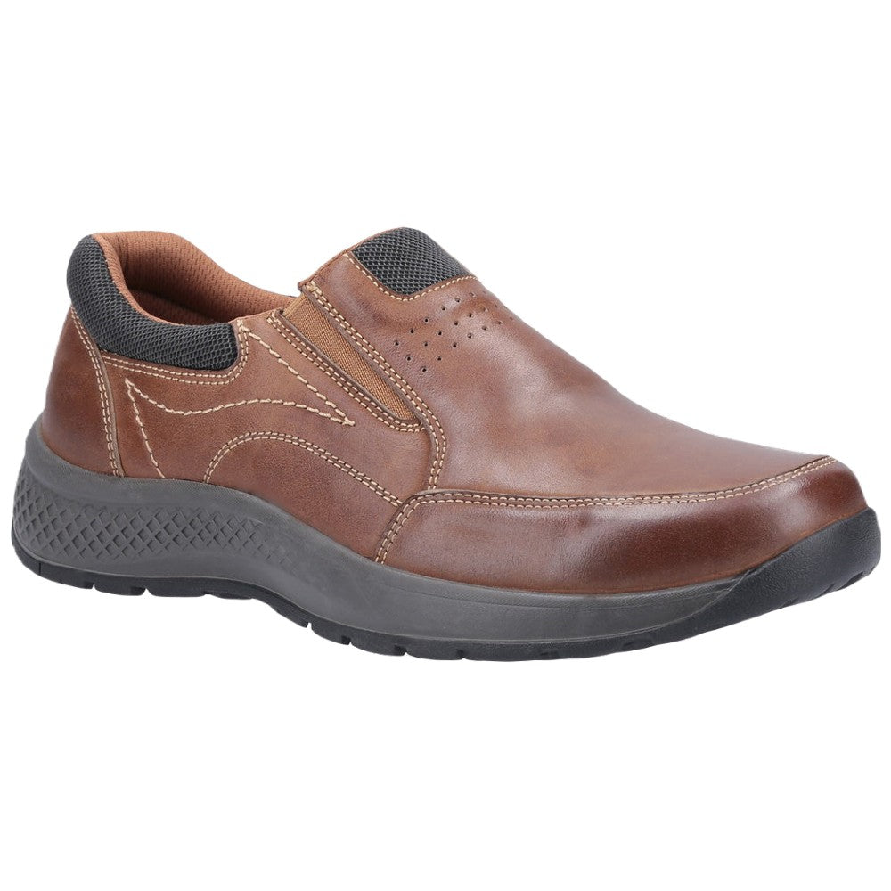 Cotswold Churchill Slip On Casual Shoes In Tan 