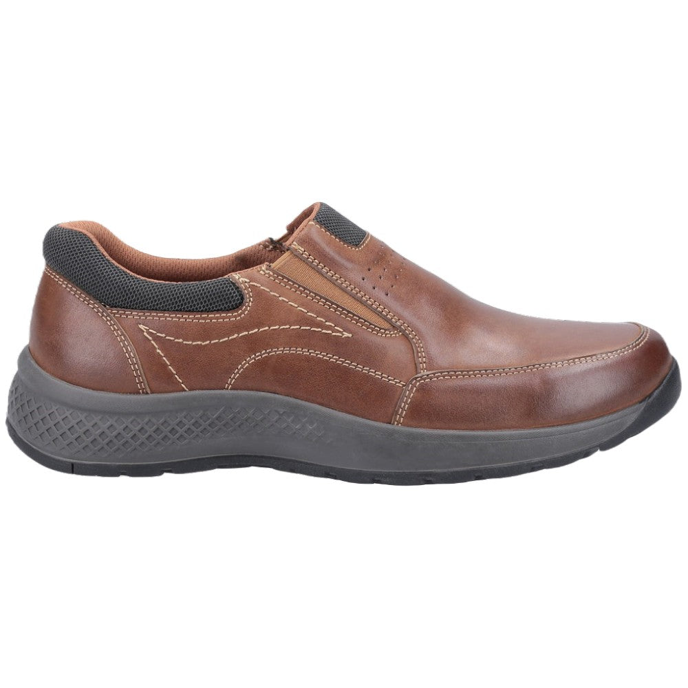 Cotswold Churchill Slip On Casual Shoes In Tan 