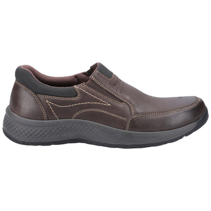 Cotswold Churchill Slip On Casual Shoes In Brown 