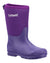 Cotswold Hilly Neoprene Childrens Wellington Boots In Purple #colour_purple