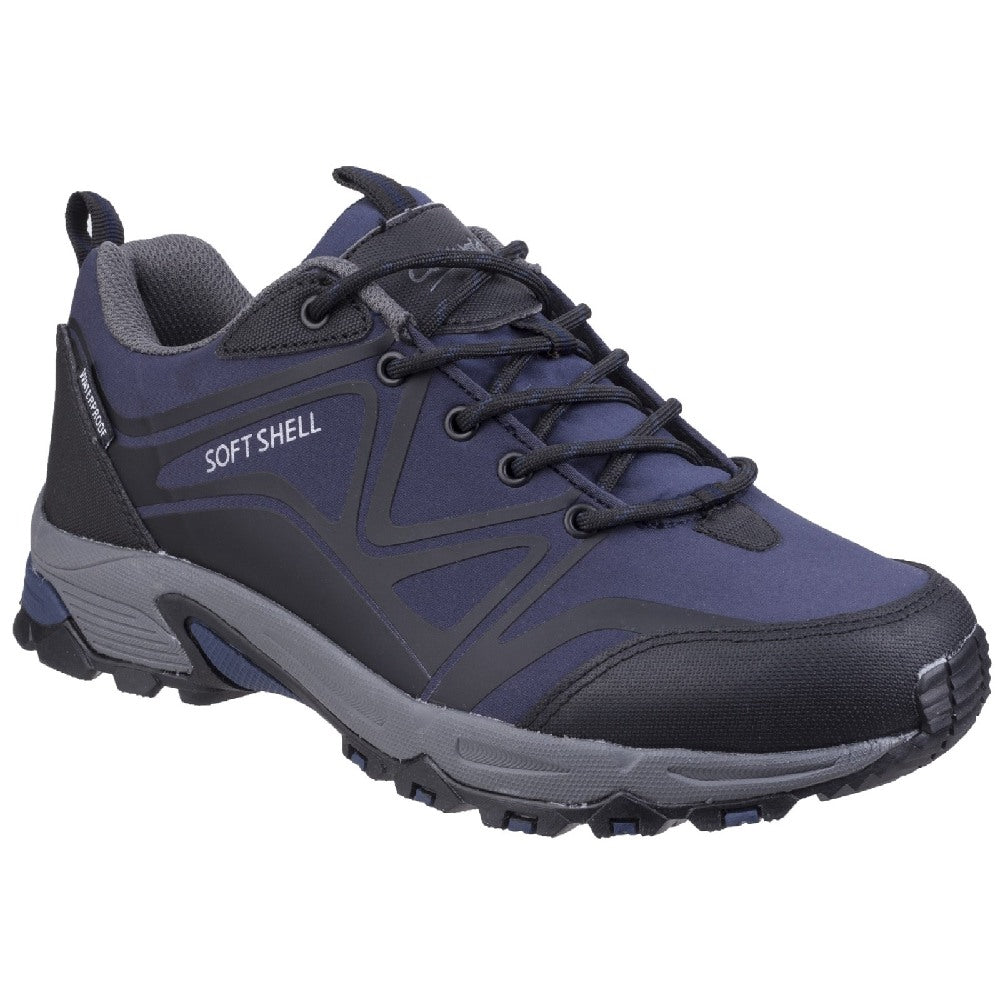 Cotswold Mens Abbeydale Low Hiking Shoes in Blue/Black/Grey