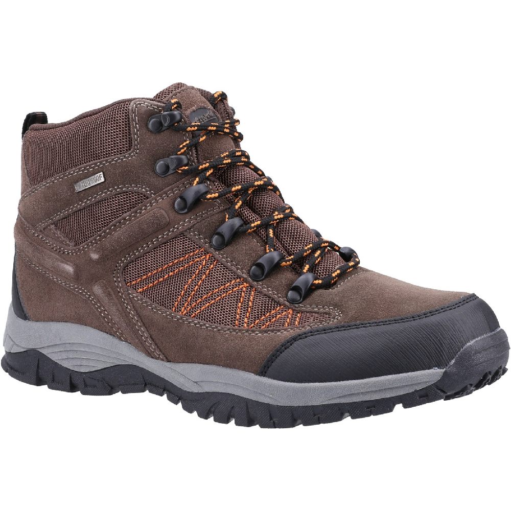 Cotswold Mens Maisemore Hiking Boots in Brown