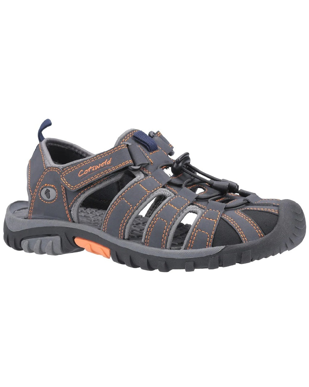 Cotswold Mens Sandhurst Touch Fastening Sandals in Orange 