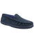 Cotswold Mens Sodbury Moccasin Slippers in Navy #colour_navy